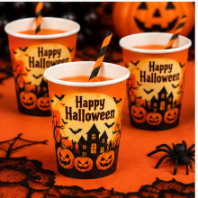 WE PARTY 36 Bicchieri Halloween Happy Halloween 270 ml con Zucca – ...