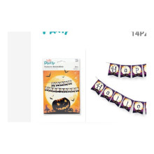 WE PARTY 6 Festoni Decorativi Halloween Happy Halloween 14 Bandiere...