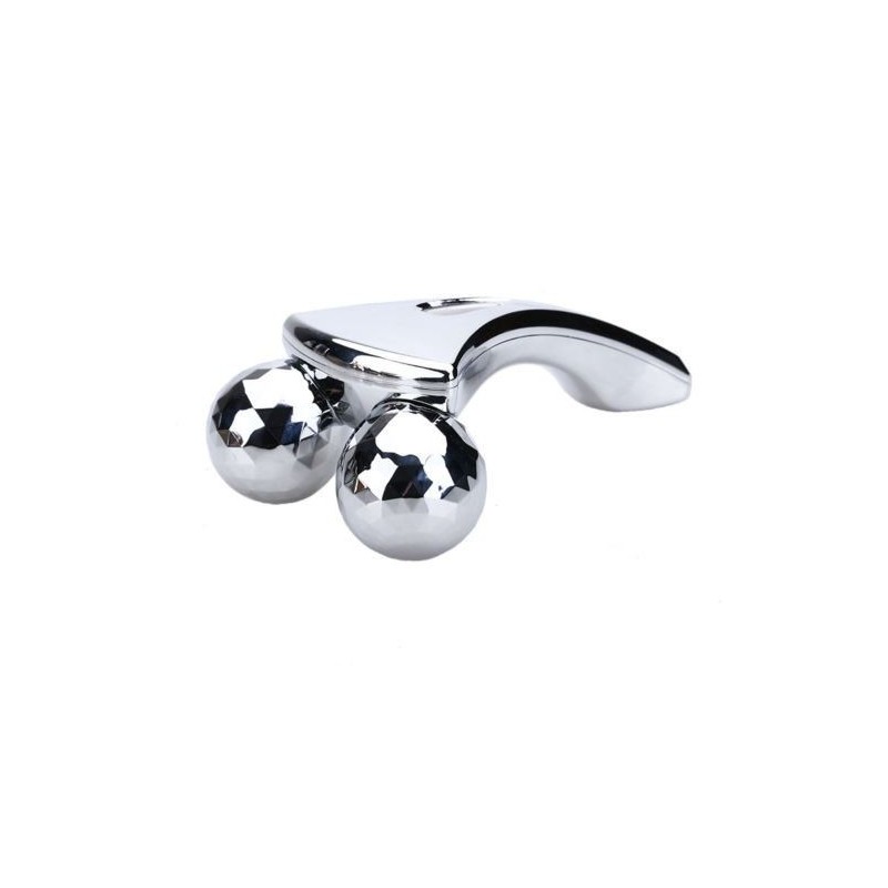 Massaggiatore 2 sfere rotanti relax drenaggio rilassante anti stress metallo