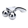 Massaggiatore 2 sfere rotanti relax drenaggio rilassante anti stress metallo