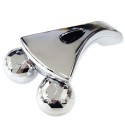 Massaggiatore 2 sfere rotanti relax drenaggio rilassante anti stress metallo
