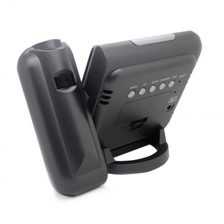 Sveglia orologio digitale proiezione ora data allarme luce notturna casa interno