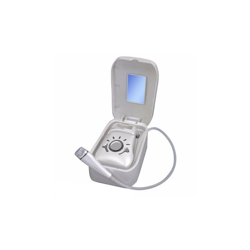 Massaggiatore elettrico penna base con specchio regolabile pulizia pelle viso