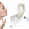 Massaggiatore elettrico penna base con specchio regolabile pulizia pelle viso