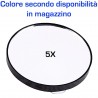 2x Specchio Make Up da borsa specchietto ingrandimento ventose viaggio colore