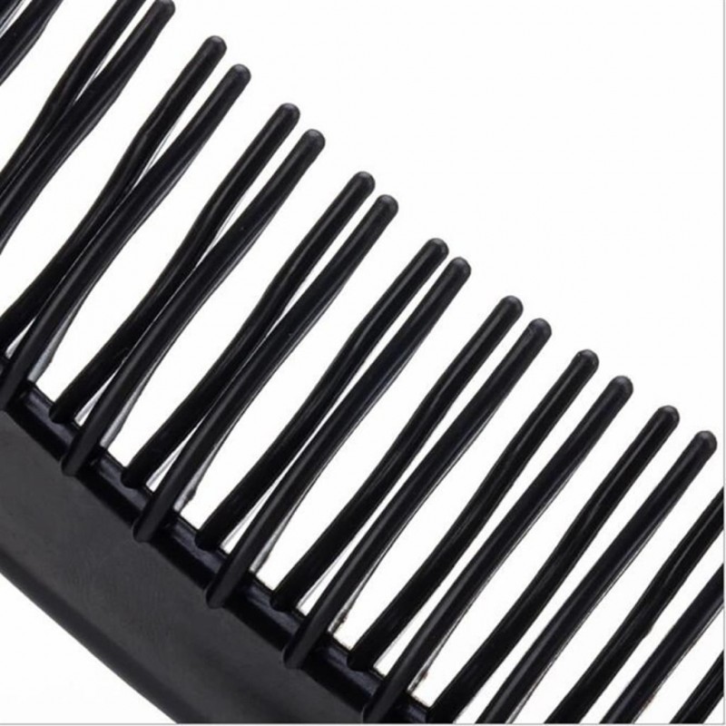 2 Pettini capelli ricci due file denti alternati mossi acconciatura parrucchiere