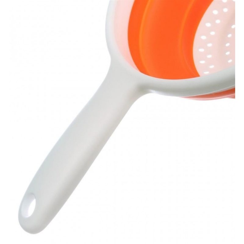 Scolapasta pieghevole salva spazio silicone cucina colino verdure pasta riso