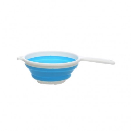 Scolapasta pieghevole salva spazio silicone cucina colino verdure pasta riso