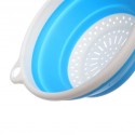 Scolapasta pieghevole salva spazio silicone cucina colino verdure pasta riso