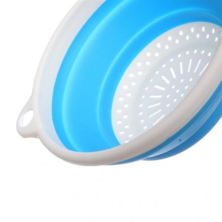Scolapasta pieghevole salva spazio silicone cucina colino verdure pasta riso