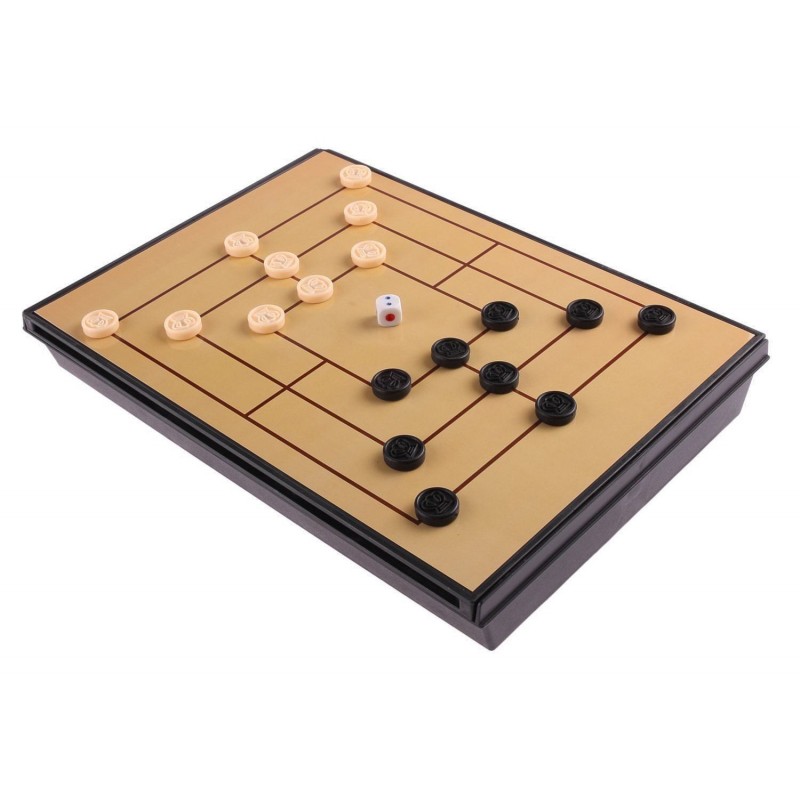Mini Scacchiera scacchi chess set dama gioco 5 in 1 pieghevole backgammon