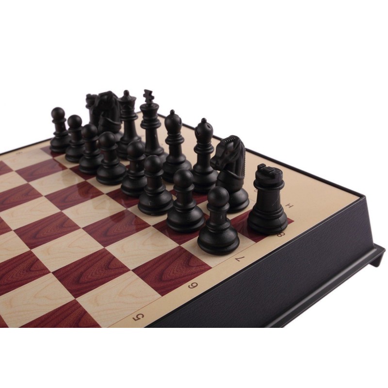 Mini Scacchiera scacchi chess set dama gioco 5 in 1 pieghevole backgammon