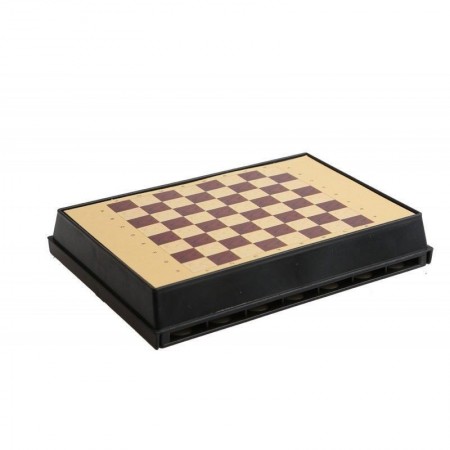 Mini Scacchiera scacchi chess set dama gioco 5 in 1 pieghevole backgammon