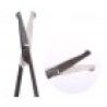 2 forbici unghie naso punta rotonda acciaio bambino forbicine arrotondate