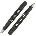 2x pinze sopracciglia professionale bellezza pinzette acciaio donna viso make up