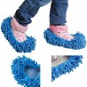 Ciabatte pattine Mop con frange cattura polvere in microfibra ottime per pulizia pavimenti e adattabili a scopa Mop 