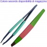 2x Pinzette sopracciglia precise antiscivolo estetista pinze colori vari make up
