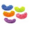Ciabatte pattine Mop con frange cattura polvere in microfibra ottime per pulizia pavimenti e adattabili a scopa Mop 