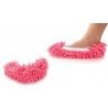 Ciabatte pattine Mop con frange cattura polvere in microfibra ottime per pulizia pavimenti e adattabili a scopa Mop 