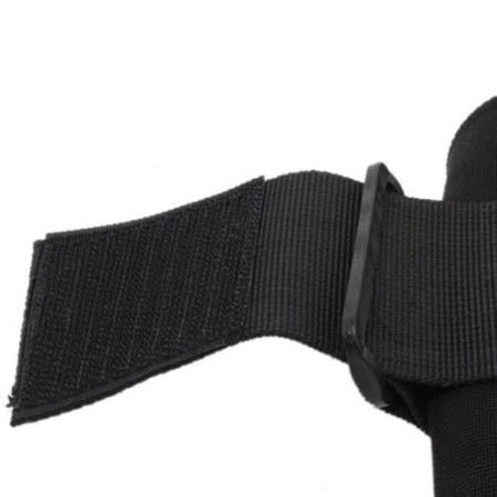 Fascia ginocchio supporto nervo sciatico gamba dolore gambe nero ginocchiera