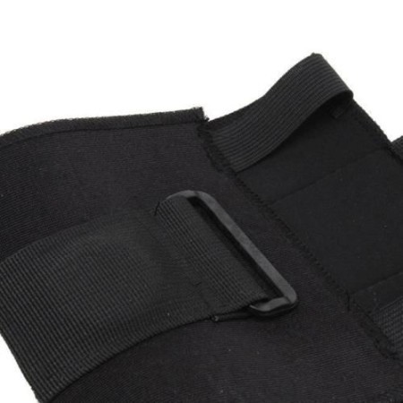 Fascia ginocchio supporto nervo sciatico gamba dolore gambe nero ginocchiera