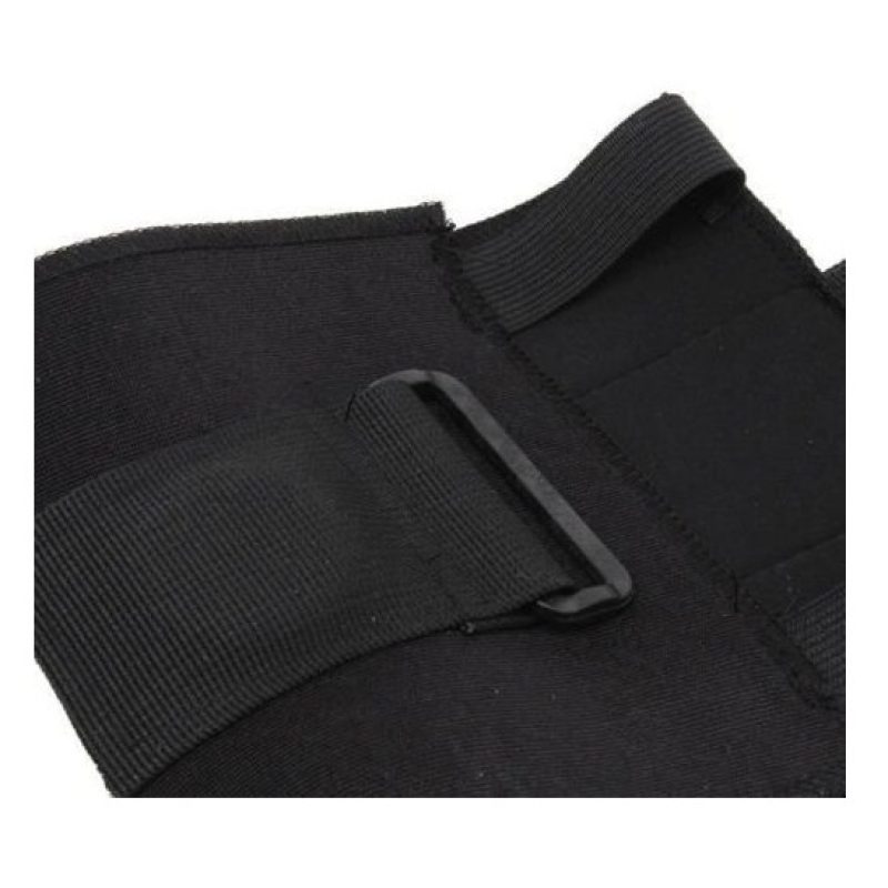 Fascia ginocchio supporto nervo sciatico gamba dolore gambe nero ginocchiera