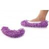 Ciabatte pattine Mop con frange cattura polvere in microfibra ottime per pulizia pavimenti e adattabili a scopa Mop 