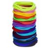 30x Laccetti capelli elastici acconciatura colorati bambine coda treccia stoffa