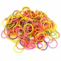 5 pacchetti mini elastici capelli colorati bambine treccine braccialetti