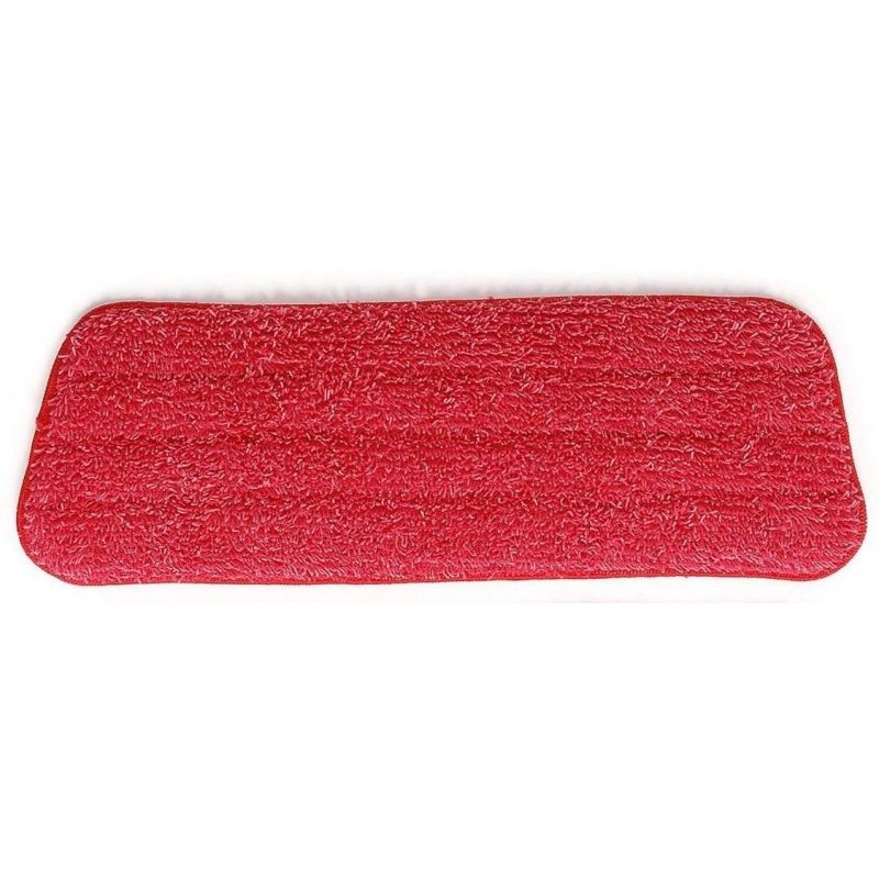 Panno lavabile in microfibra lava pavimenti ricambio per scopa Spray Mop by Tech Star - Rosso