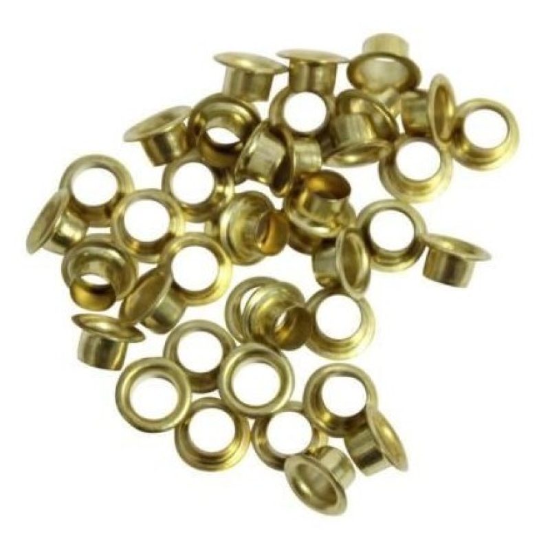 Pinza occhiellatrice occhielli ottone manuale manico gommato acciaio calzolaio