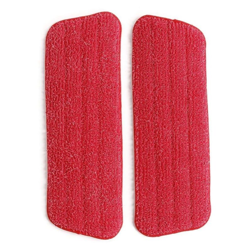 Panno lavabile in microfibra lava pavimenti ricambio per scopa Spray Mop by Tech Star - Rosso
