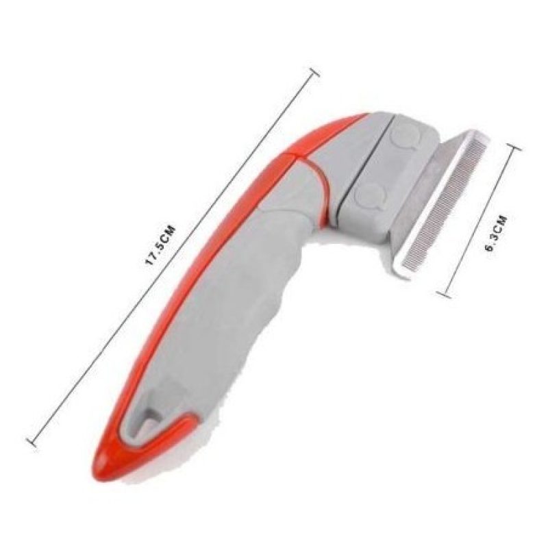 Spazzola snodabile cardatrice rimozione peli cane gatto toelettatura animale