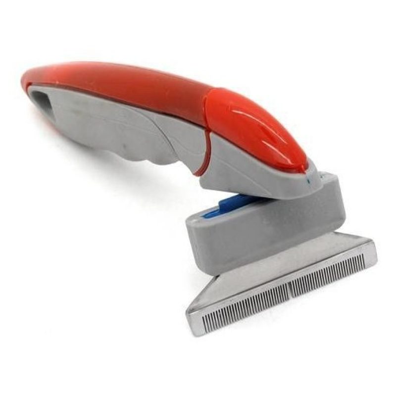 Spazzola snodabile cardatrice rimozione peli cane gatto toelettatura animale