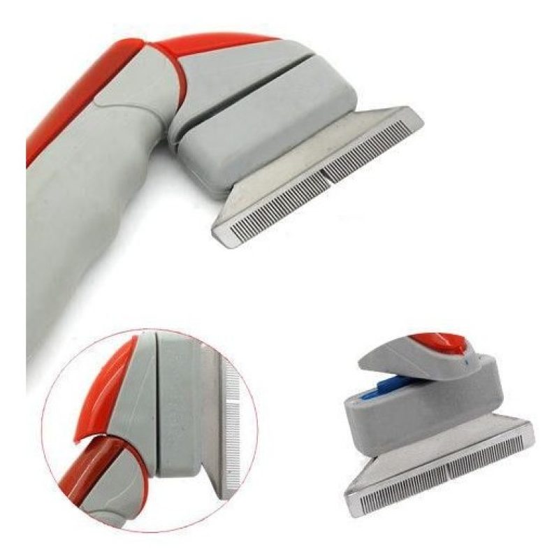 Spazzola snodabile cardatrice rimozione peli cane gatto toelettatura animale