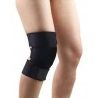 Fascia elastica tutore di protezione per ginocchio anallergica con chiusure a velcro - Ginocchiera per sport nera