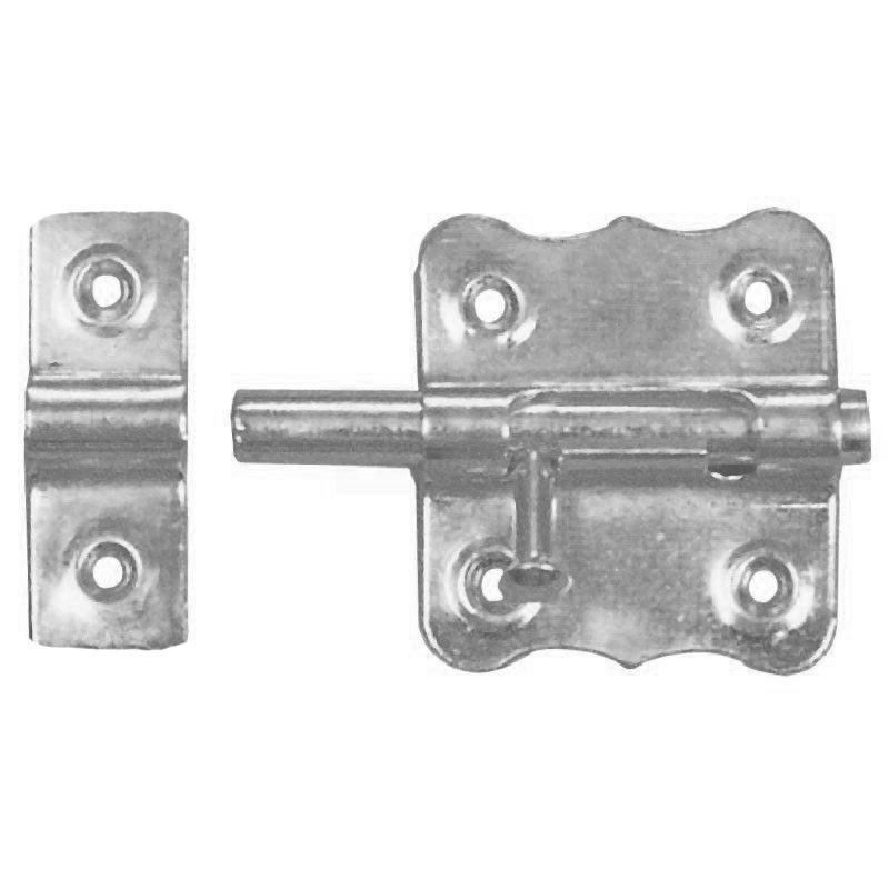 2x Catenaccio chiavistello porte portone infissi chiusura blocco sicurezza 3 cm