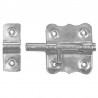 2x Catenaccio chiavistello porte portone infissi chiusura blocco sicurezza 3 cm