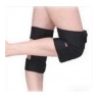 Fascia elastica tutore di protezione per ginocchio anallergica con chiusure a velcro - Ginocchiera per sport nera