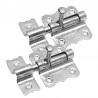 2x Catenaccio chiavistello porte portone infissi chiusura blocco sicurezza 3 cm