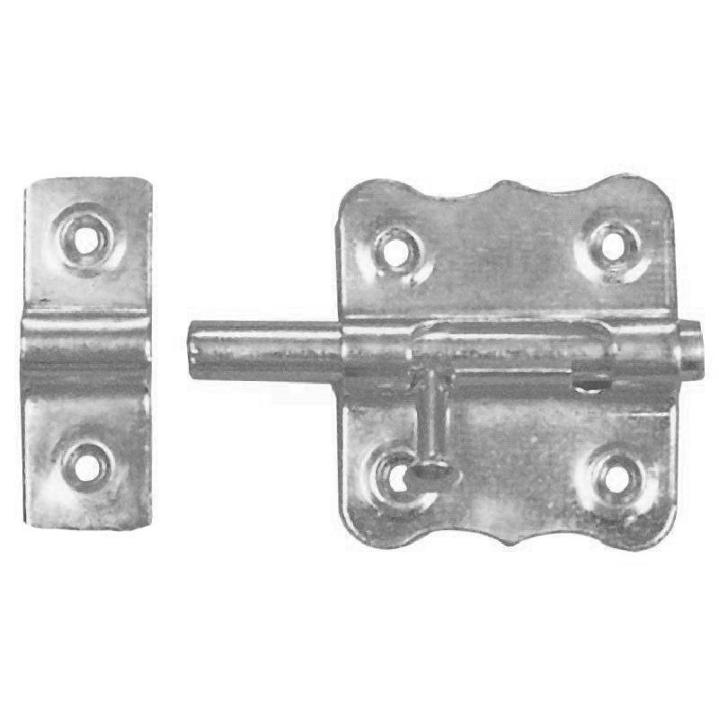 2x Catenaccio chiavistello porte portone infissi chiusura blocco sicurezza 3 cm