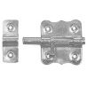 2x Catenaccio chiavistello porte portone infissi chiusura blocco sicurezza 3 cm