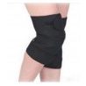 Fascia elastica tutore di protezione per ginocchio anallergica con chiusure a velcro - Ginocchiera per sport nera