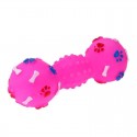 4x Pallina giocattolo gatti cani fischietto aria animali colorata muso cagnolino