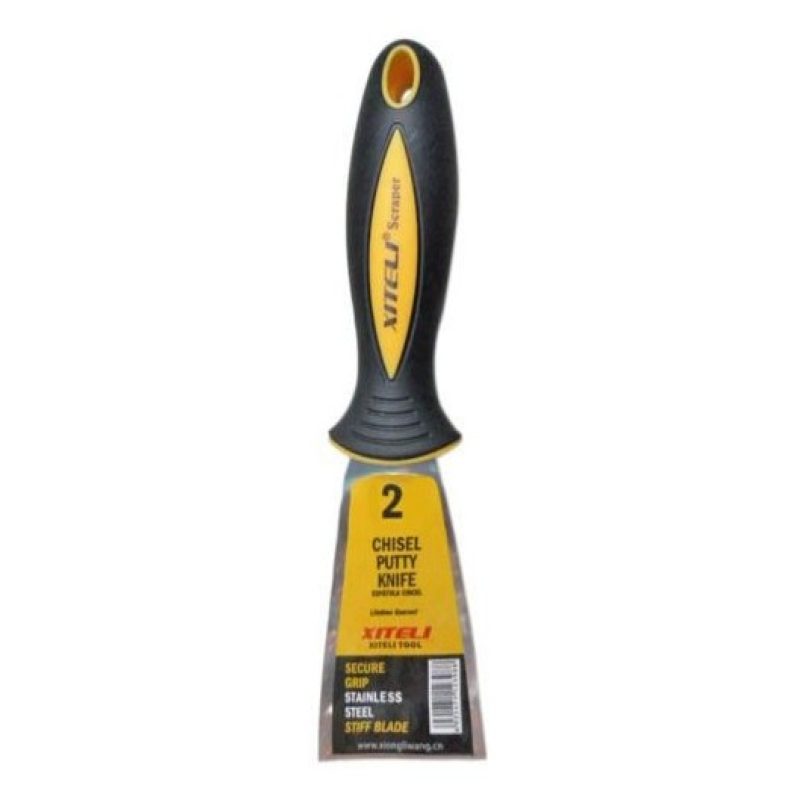 Kit 7 spatole carpentiere muratore stesura stucco paste piatte muro mattonelle