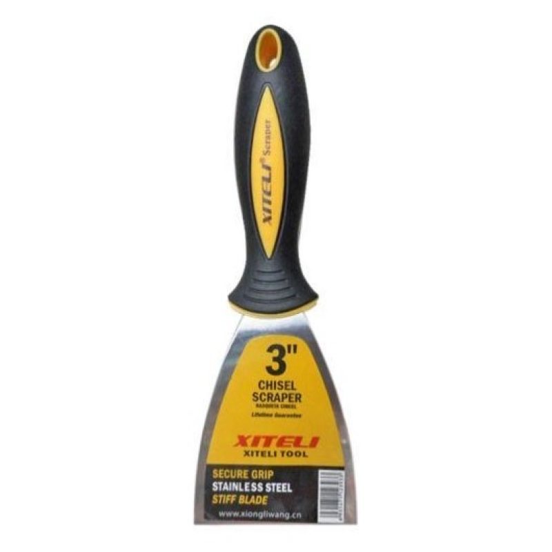 Kit 7 spatole carpentiere muratore stesura stucco paste piatte muro mattonelle