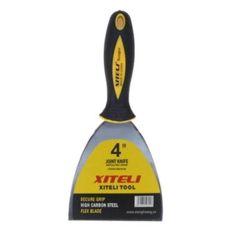 Kit 7 spatole carpentiere muratore stesura stucco paste piatte muro mattonelle