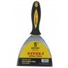 Kit 7 spatole carpentiere muratore stesura stucco paste piatte muro mattonelle
