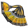 Kit 7 spatole carpentiere muratore stesura stucco paste piatte muro mattonelle
