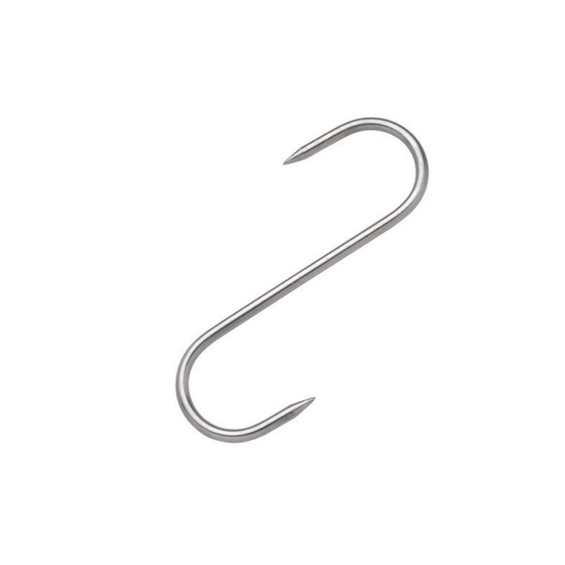 4x Ganci S senza punta acciaio lavoro officina utensile cucina casa 8 cm